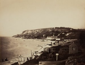 Het Strand bij Sainte-Adresse, met de Dumont Baden