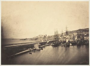 De Pier bij Sète door Gustave Le Gray