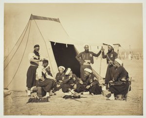 Zonder titel (Zouaven) door Gustave Le Gray