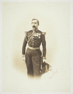 Zonder titel [Franse officier] door Gustave Le Gray