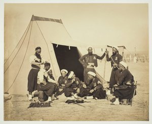 Zonder titel Zouaven door Gustave Le Gray