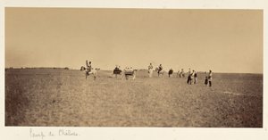 Bezoekers van het Camp de Châlons door Gustave Le Gray
