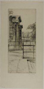 Ruïnes van de Oude Tuilerieën, Parijs door Gustave Leheutre
