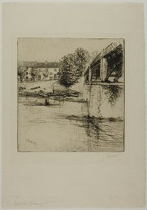 De Brug bij Fournay, vanaf de Zijkant