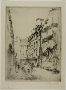 De Rue Domat, Parijs door Gustave Leheutre