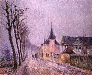 Pothuis kade, Pontoise door Gustave Loiseau