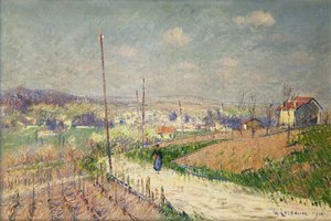 Lente in Ile de France door Gustave Loiseau