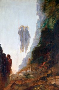 Engelen van Sodom, ca. 1846-1898 door Gustave Moreau