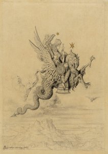 La Peri (Mythologisch Onderwerp) door Gustave Moreau