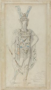 Pittacus de Tiran in Oorlogskostuum door Gustave Moreau