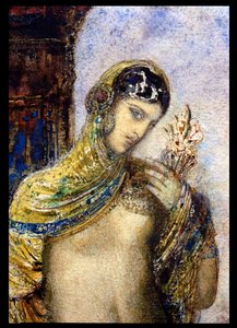 Het Hooglied (detail) door Gustave Moreau
