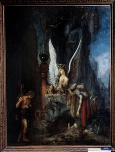 Oedipus voor de sfinx