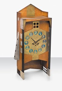 Een schoorsteenklok door Gustave Serrurier Bovy