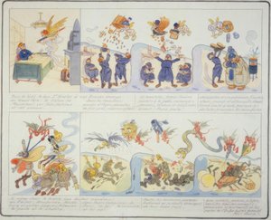 Eerste Wereldoorlog / Kerstmis 1916 / Franse karikatuur