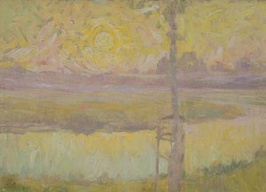 Tuin in Laethem-Saint-Martin door Gustave de Smet