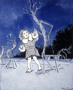 Illustratie voor "La storia di Peter Pan", fabel door James Matthew Barrie