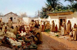 Arabisch dorpsscène