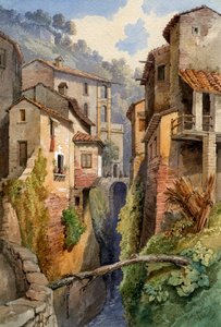 Lucca, Toscane, Italië, 1850