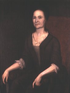 Mevrouw Gustavus Hesselius (Lydia Getchel Hesselius), c.1740 door Gustavus Hesselius