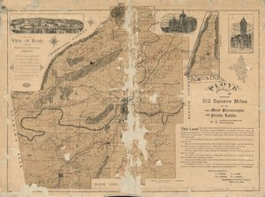 Floyd County, Ga. omvat 512 vierkante mijlen van de meest pittoreske en vruchtbare gronden, afgestaan aan de staat Cherokee Indianen