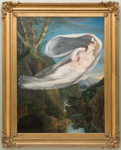Echo vliegend van Narcissus