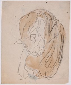Kattenstudies door Gwen John