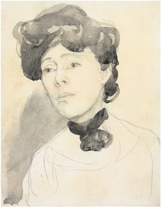 Portret van een dame, c. 1909-1910