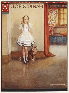 Alice en Dinah de cyperse kat door Gwynedd M. Hudson