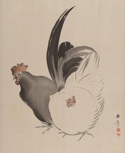 Haan en Hen door Gyokusho Kawabata