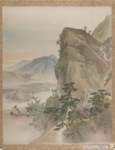 Landschap door Gyokusho Kawabata
