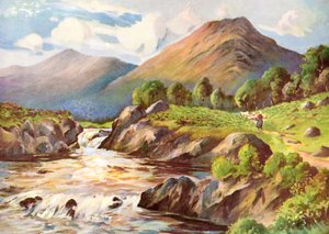 Aan de rivier Conan, Ross-Shire