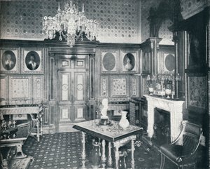De privé-audiencekamer van de koningin in Windsor Castle