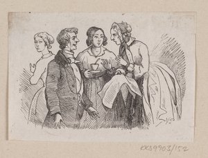 Illustratie voor "Het is heel zeker" in H.C. Andersen, "Sprookjes en Verhalen", Deel 2 door H.P. Hansen