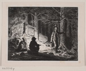Illustratie voor "Een Zomernacht in Krogskoven"