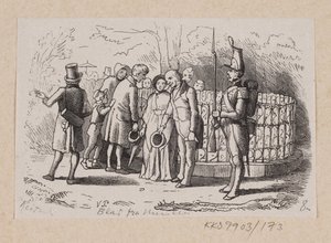 Illustratie voor "Een blad uit de hemel" in H.C. Andersen, "Sprookjes en verhalen", Deel 2 door H.P. Hansen