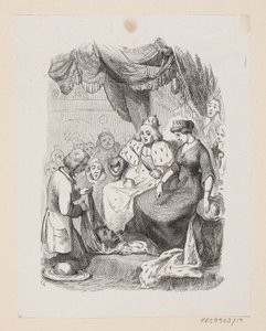 Illustratie voor "Reisekammeraten" in H.C. Andersen, "Sprookjes en Verhalen", Deel 1 door H.P. Hansen