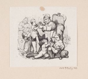 Illustratie voor "Reisekammeraten" in H.C. Andersen, "Sprookjes en Verhalen", Deel 1