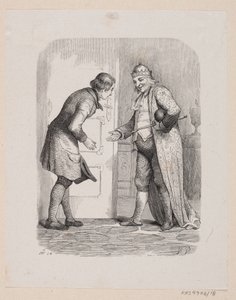 Illustratie voor "De Reisgenoot" in H.C. Andersen, "Sprookjes en Verhalen", Deel 1