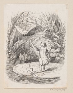 Illustratie voor "Duimelijntje" in H.C. Andersen, "Sprookjes en Verhalen", Deel 1