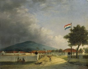 De Kedawong suikerfabriek bij Pasuruan, Java