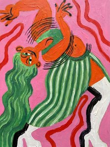 Dansende abstracte figuur