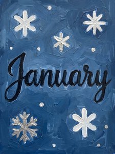 Januari: Winterse sneeuwvlokken
