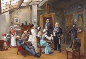 In het Atelier van de Kunstenaar