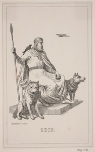 Odin. Illustratie voor Fabricius