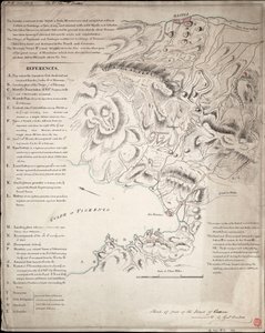 Schets van een deel van het eiland Corsica door H. Dundas