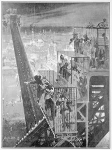 De flip-flap rit op de Frans-Britse tentoonstelling, 1908
