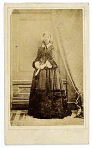 Carte-de-visite van Florence Nightingale door H. Hering