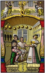 Barbier en pruikenmaker, 16e eeuw 1849