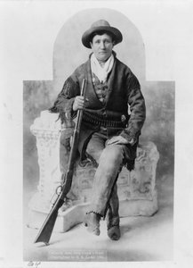 Calamity Jane als verkenner van generaal Crook