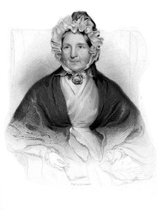 Mevrouw Dunlop van Dunlop, beschermheer van Robbie Burns door H. Robinson